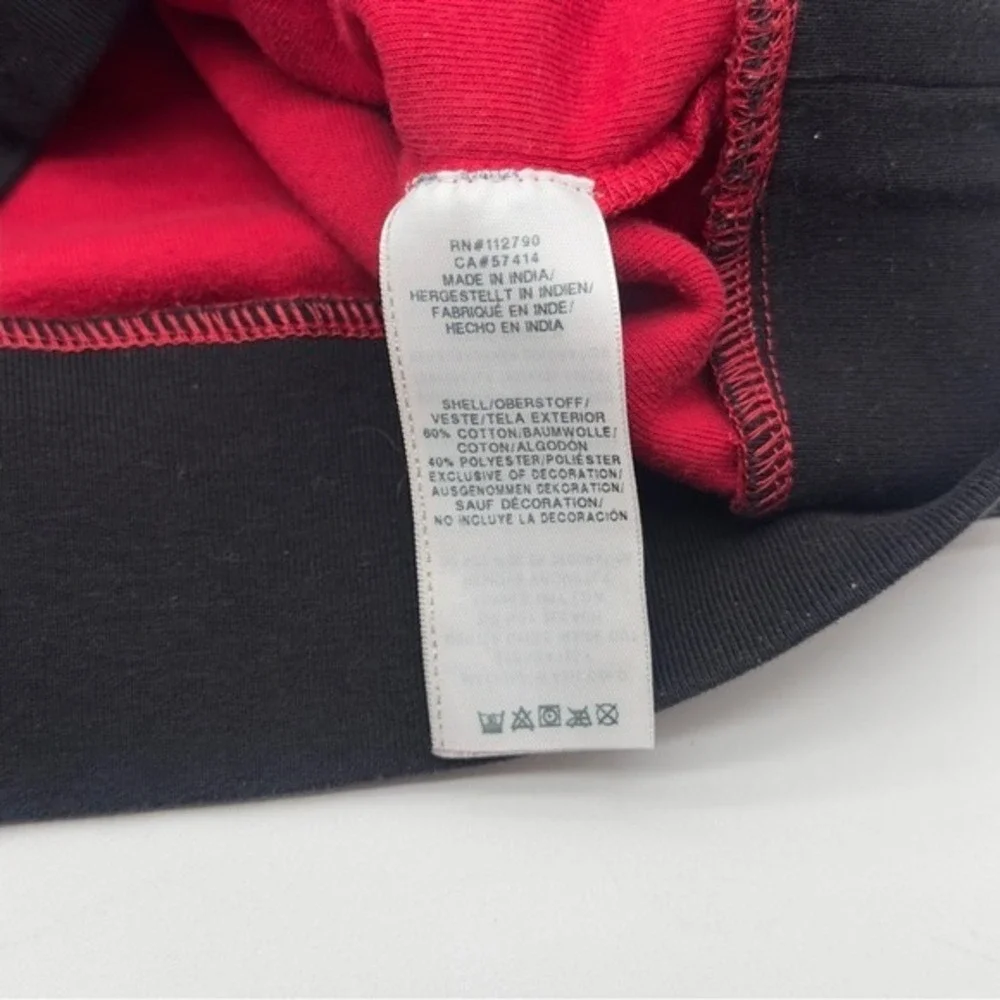 True Religion Buddha Graphic Red‎ Fleece Hoodie Mens Size Small